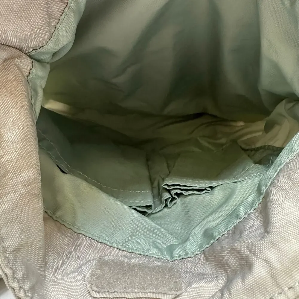 Kipling Addison Small Crossbody Bag Grey/Sage Nylon Adjustable Strap Neutral
